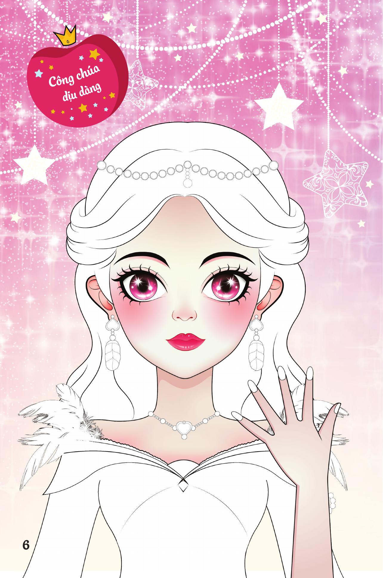 Trang Điểm Sáng Tạo - Bóc Dán Và Tô Màu - Vũ Hội Lộng Lẫy - Ảnh 8