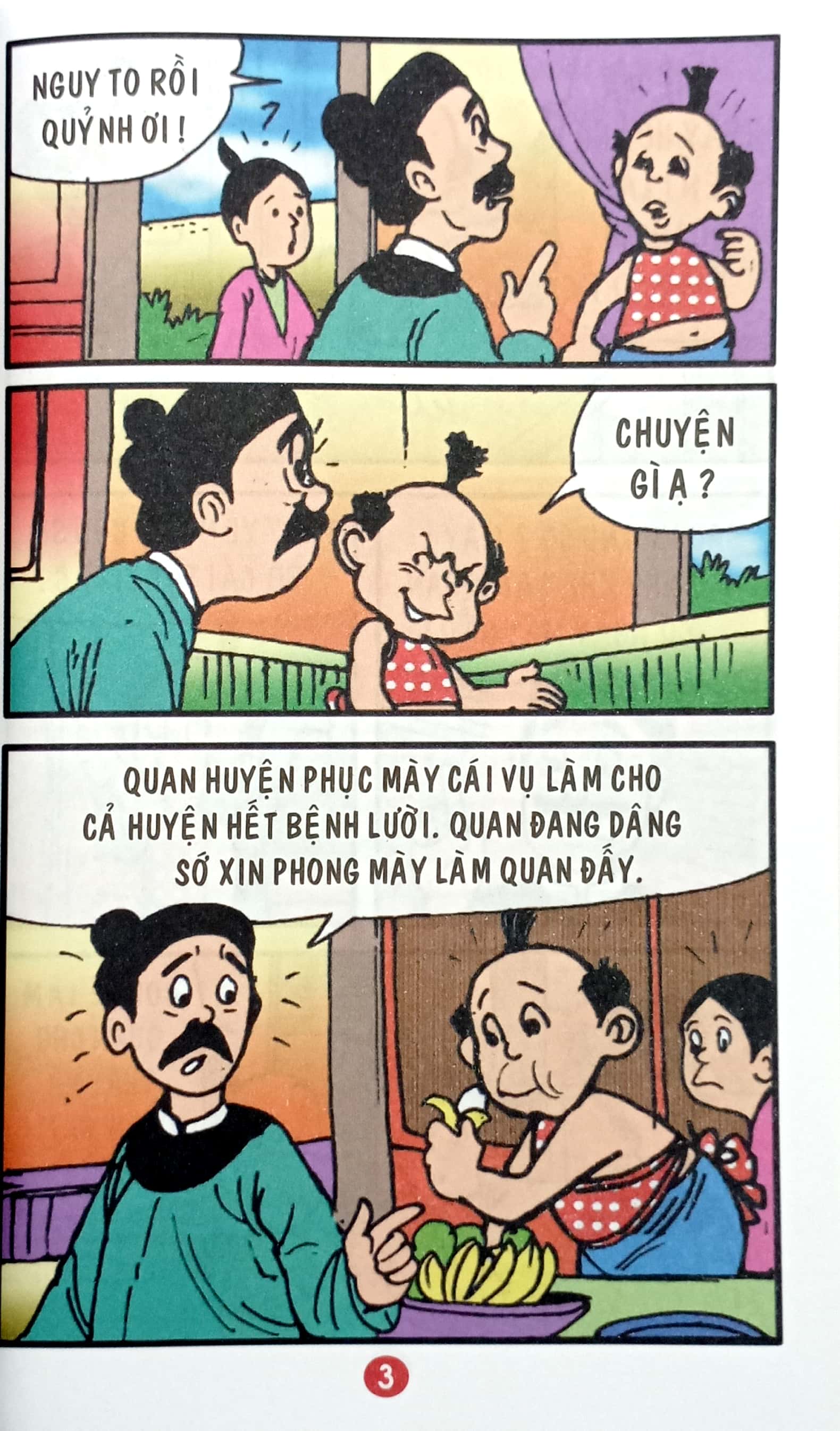 trạng quỷnh - truyện tranh màu - tập 26 - chàng rễ hay chữ - Ảnh 3