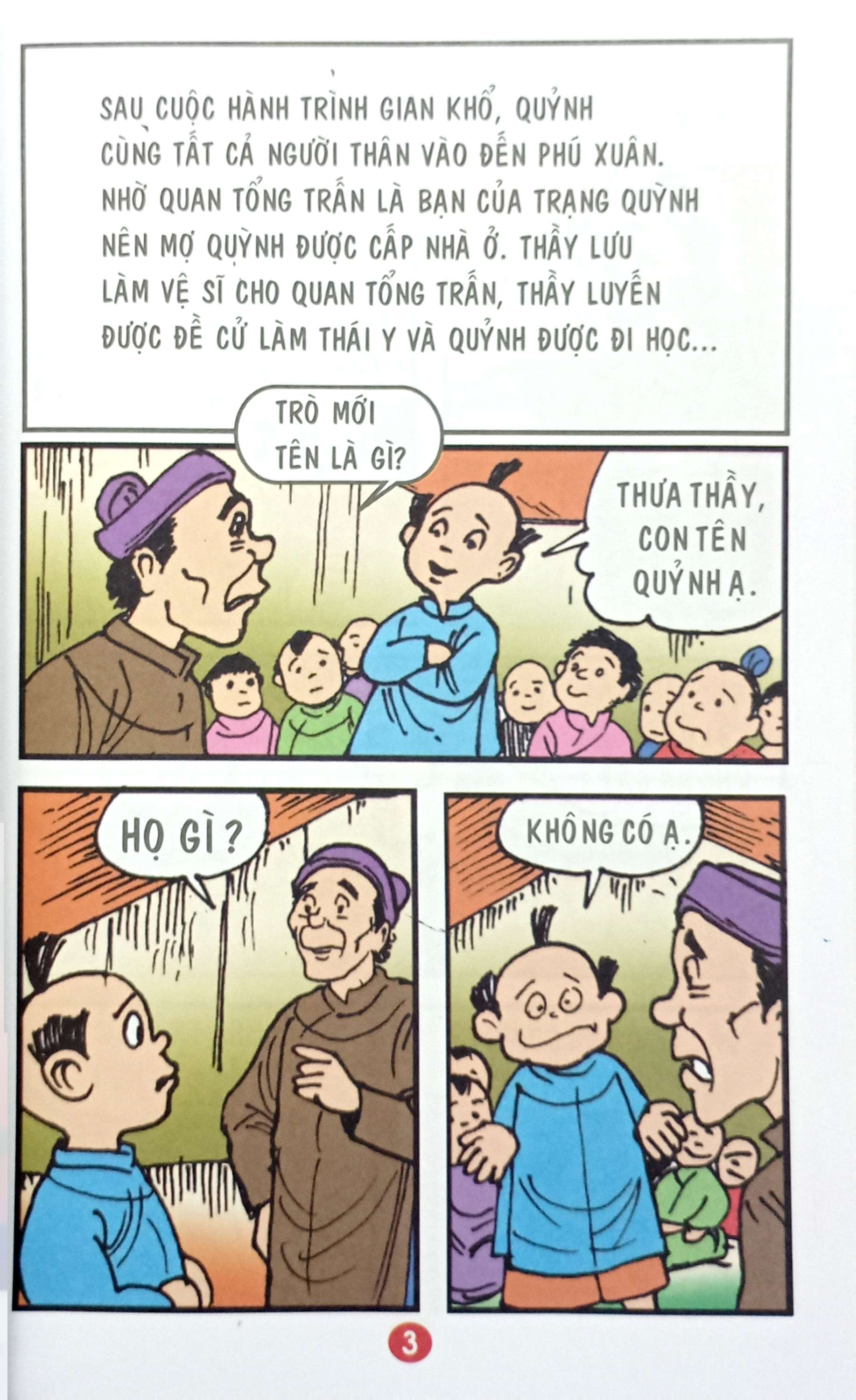 trạng quỷnh - truyện tranh màu - tập 31 - người bạn quý tộc - Ảnh 3