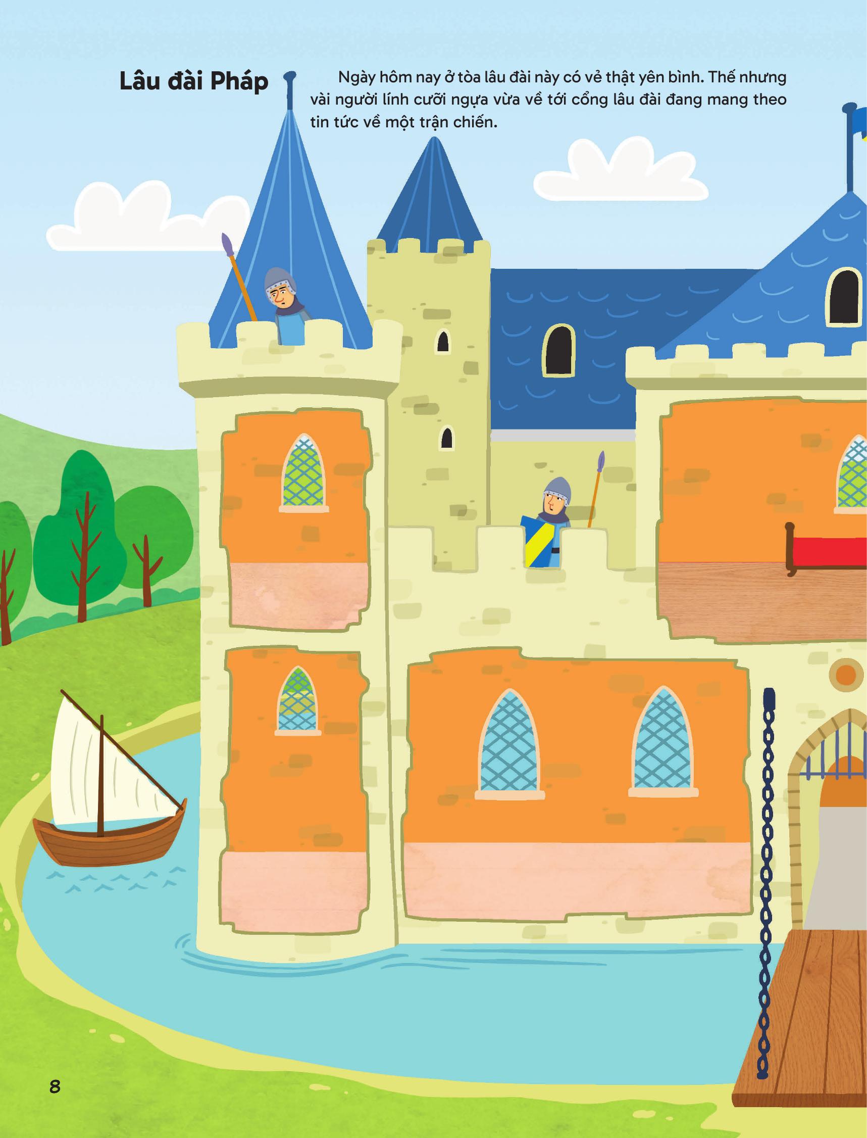 Trang Trí Lâu Đài - Với Gần 600 Miếng Dán Và Khuôn Hình Sáng Tạo - Bìa Cứng - Ảnh 10