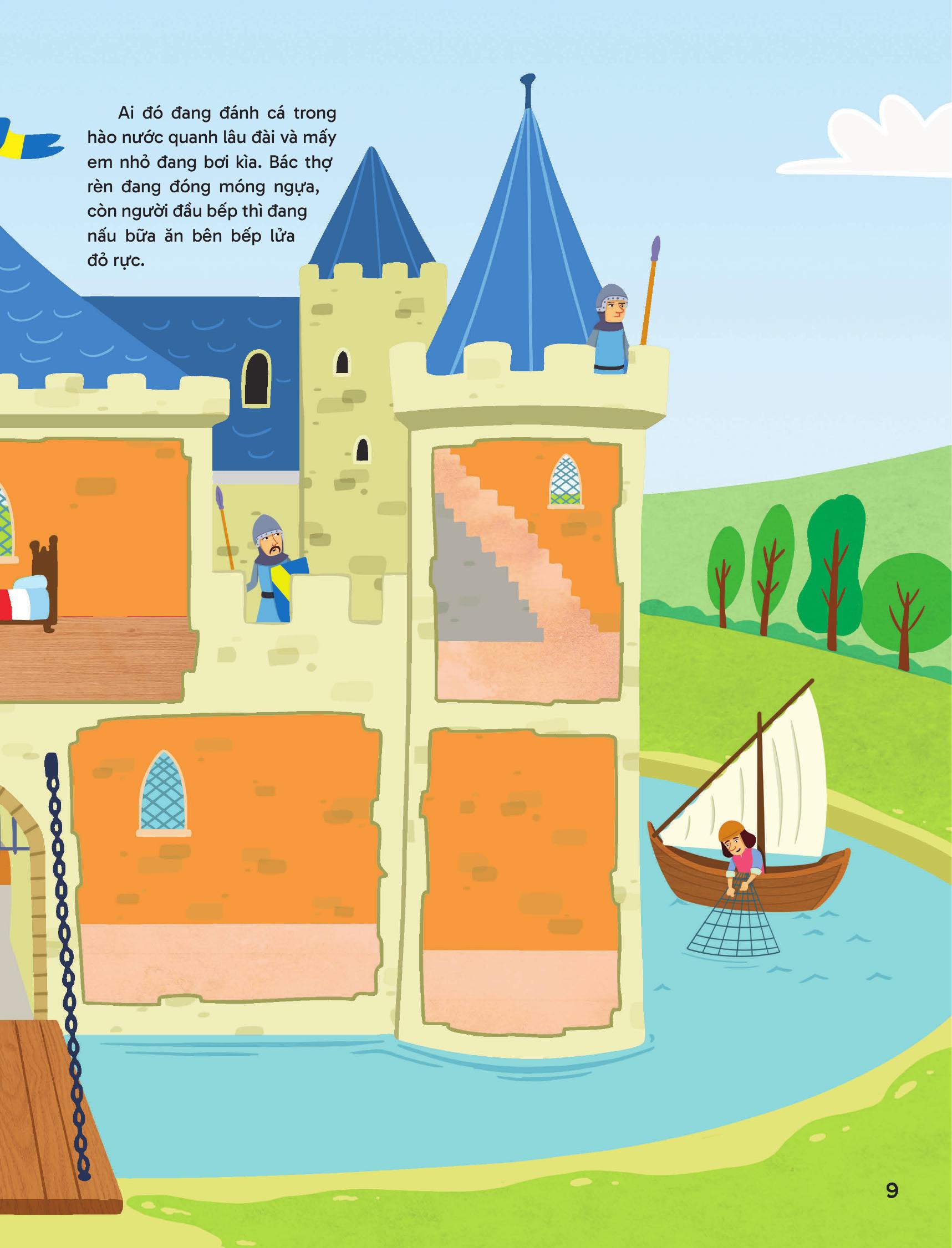 Trang Trí Lâu Đài - Với Gần 600 Miếng Dán Và Khuôn Hình Sáng Tạo - Bìa Cứng - Ảnh 11