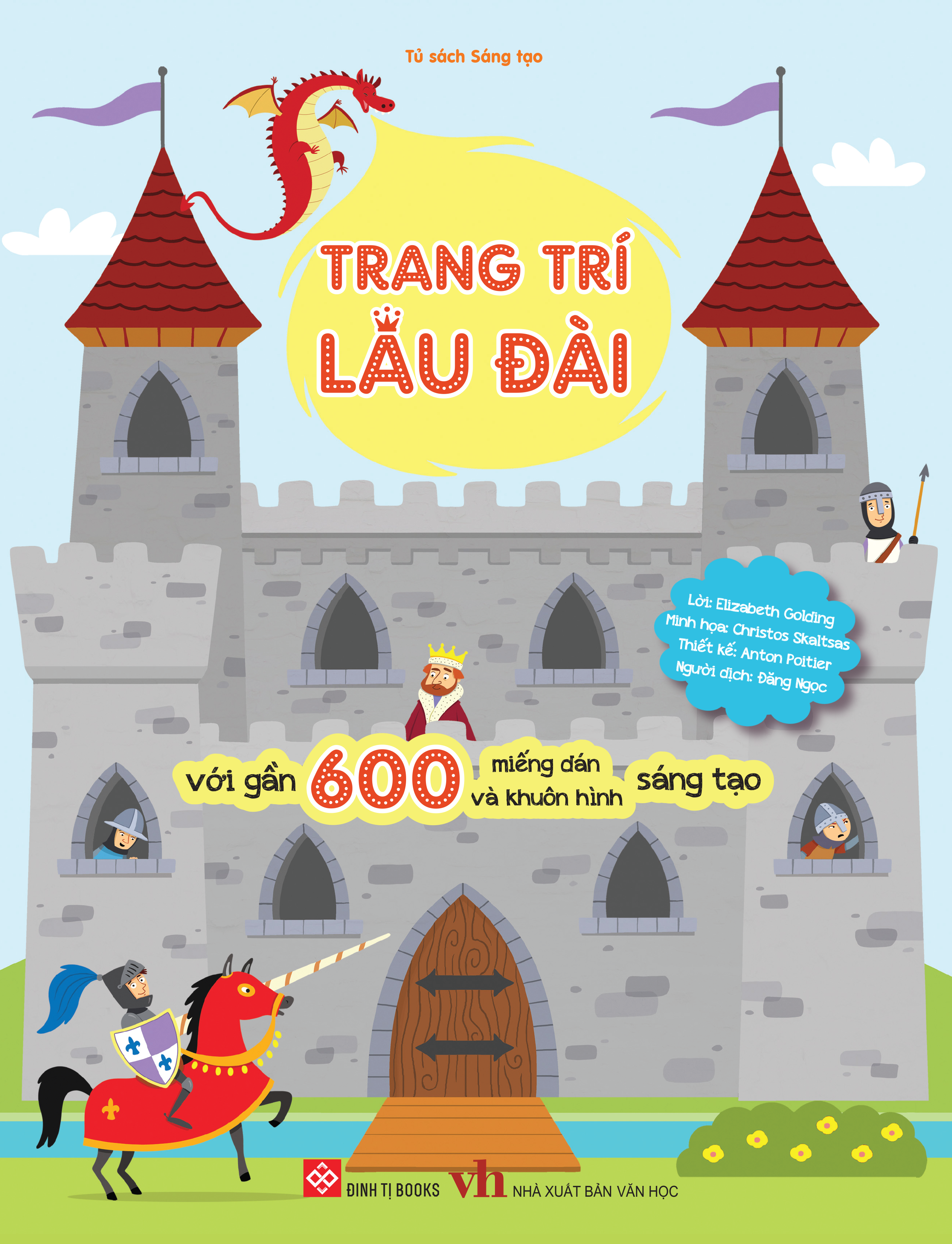 Trang Trí Lâu Đài - Với Gần 600 Miếng Dán Và Khuôn Hình Sáng Tạo - Bìa Cứng - Ảnh 2
