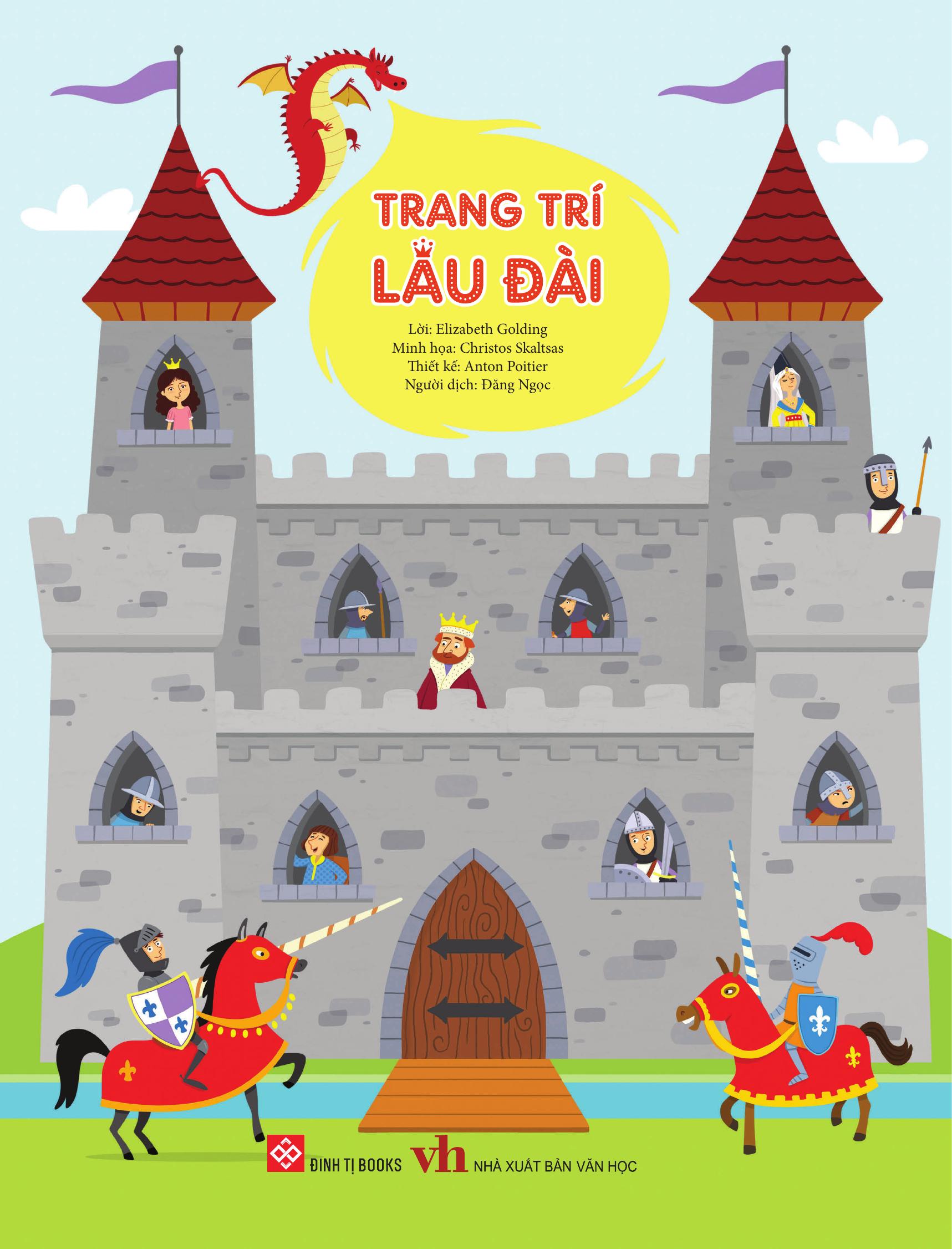 Trang Trí Lâu Đài - Với Gần 600 Miếng Dán Và Khuôn Hình Sáng Tạo - Bìa Cứng - Ảnh 3