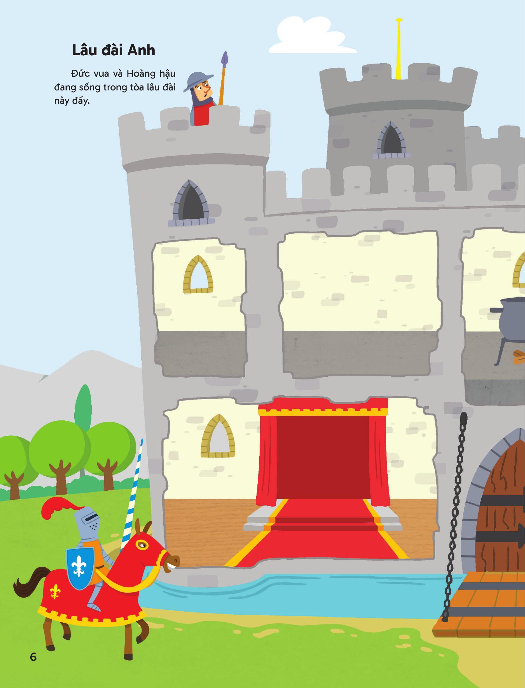 Trang Trí Lâu Đài - Với Gần 600 Miếng Dán Và Khuôn Hình Sáng Tạo - Bìa Cứng - Ảnh 8