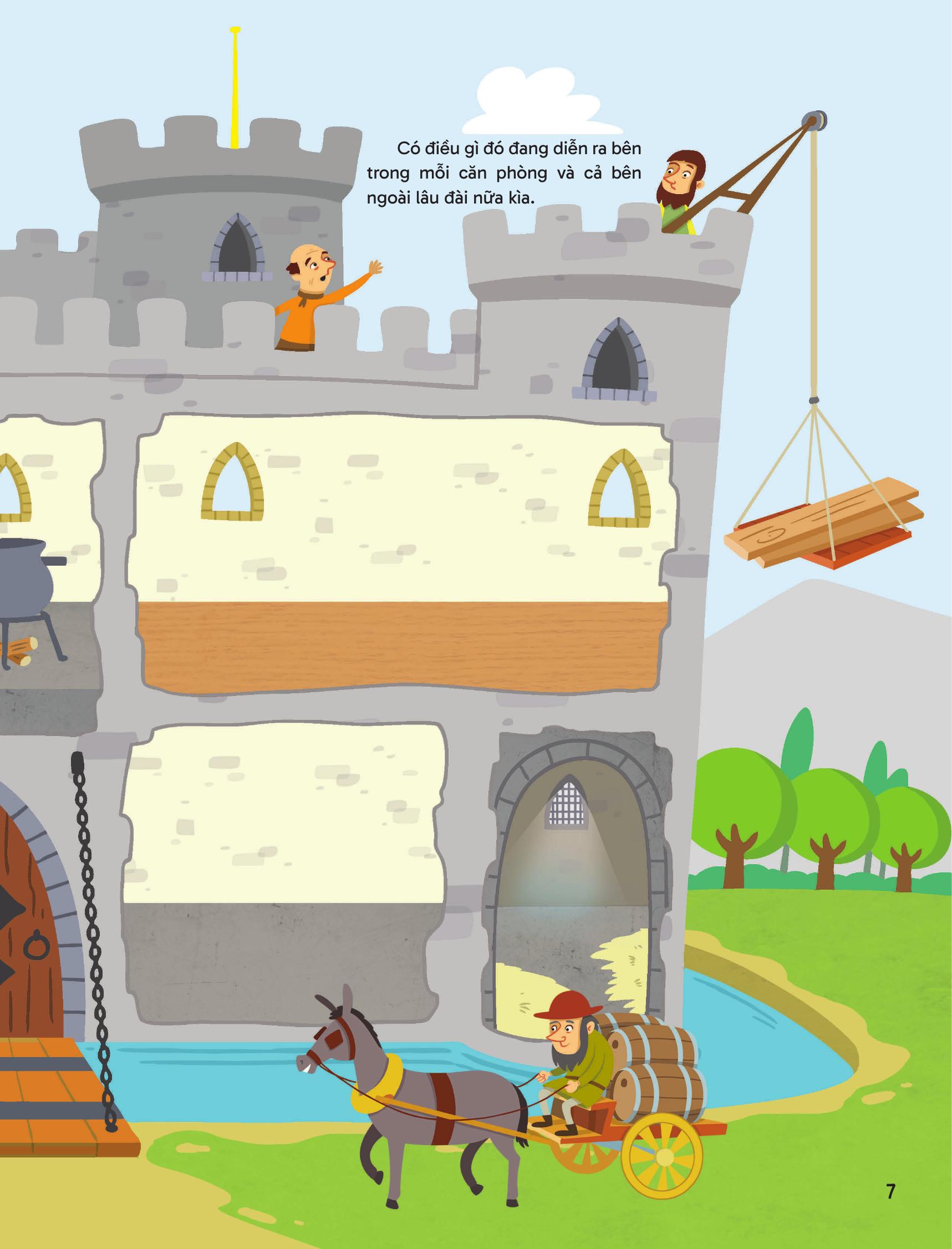 Trang Trí Lâu Đài - Với Gần 600 Miếng Dán Và Khuôn Hình Sáng Tạo - Bìa Cứng - Ảnh 9