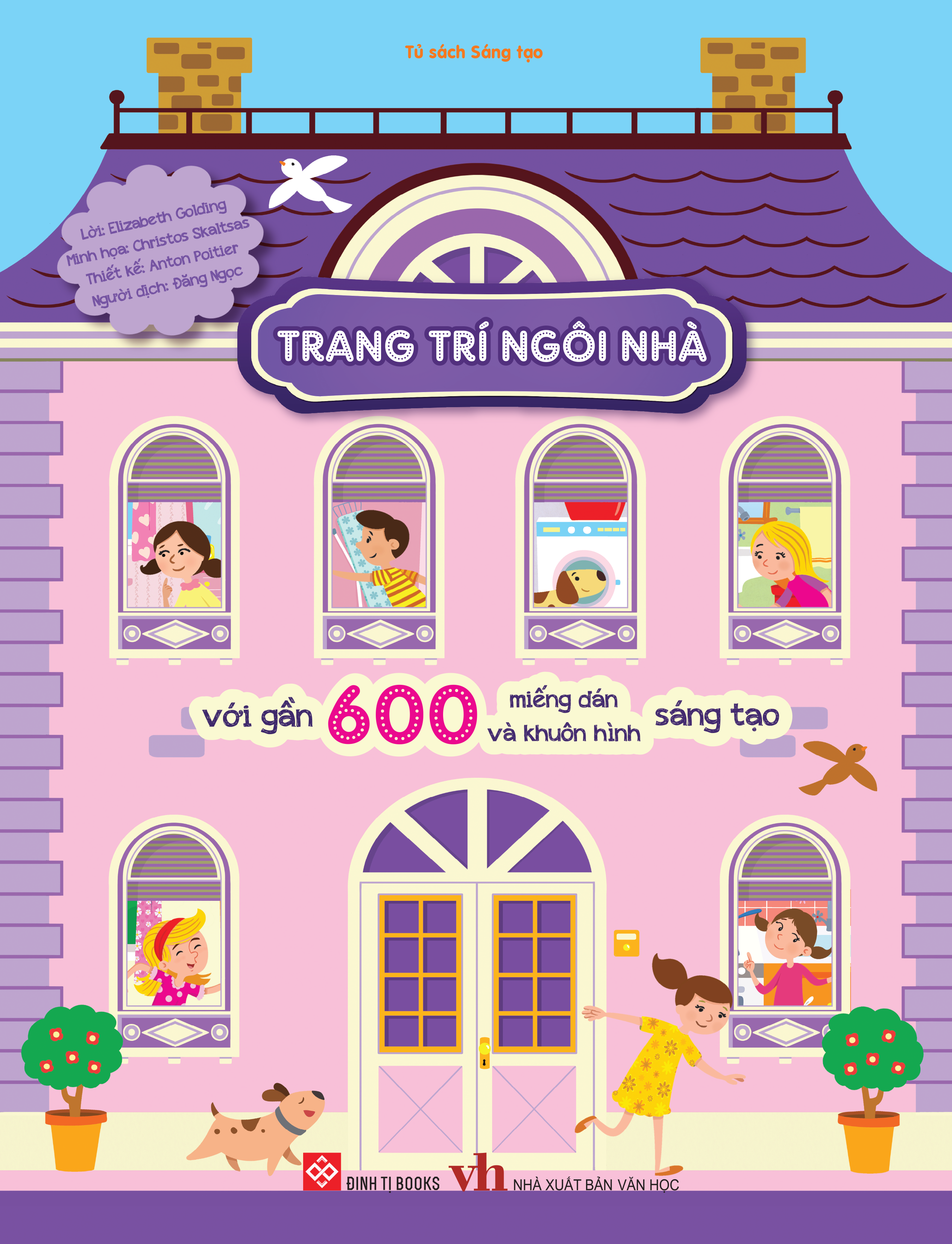 Trang Trí Ngôi Nhà - Với Gần 600 Miếng Dán Và Khuôn Hình Sáng Tạo - Bìa Cứng - Ảnh 2