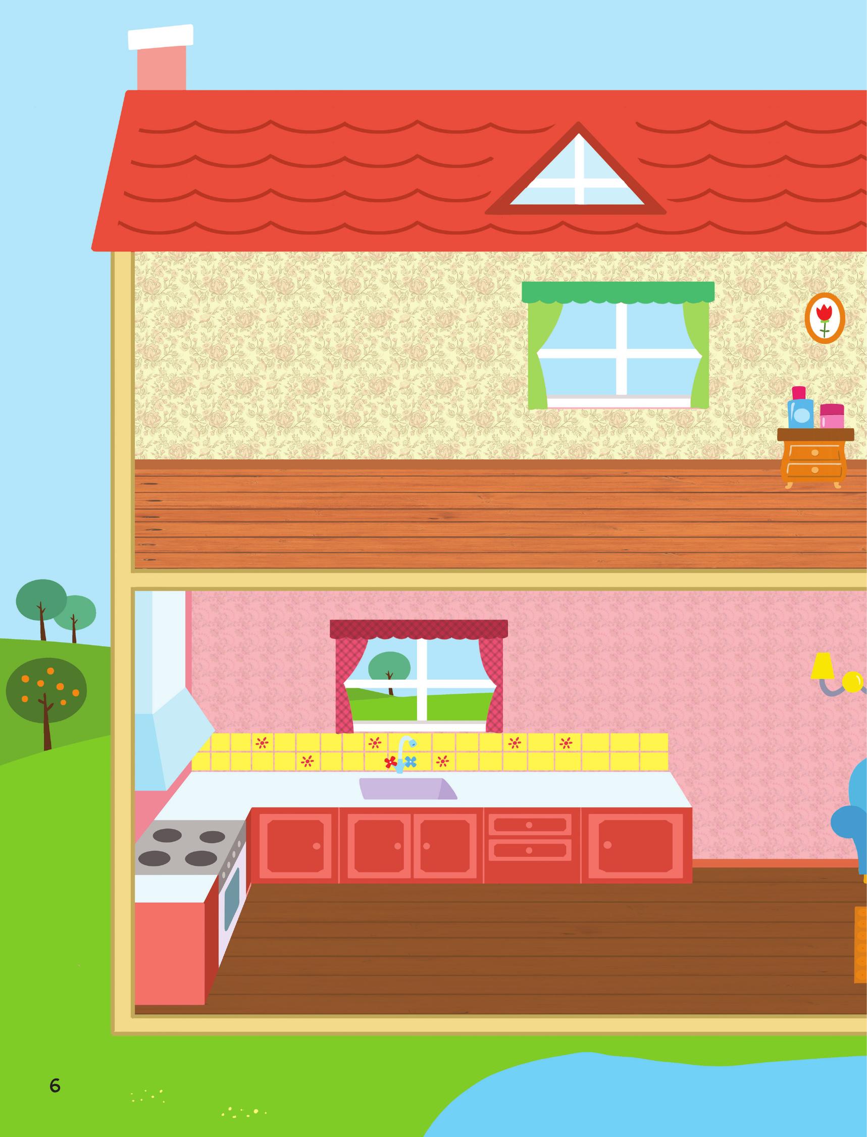 Trang Trí Ngôi Nhà - Với Gần 600 Miếng Dán Và Khuôn Hình Sáng Tạo - Bìa Cứng - Ảnh 8