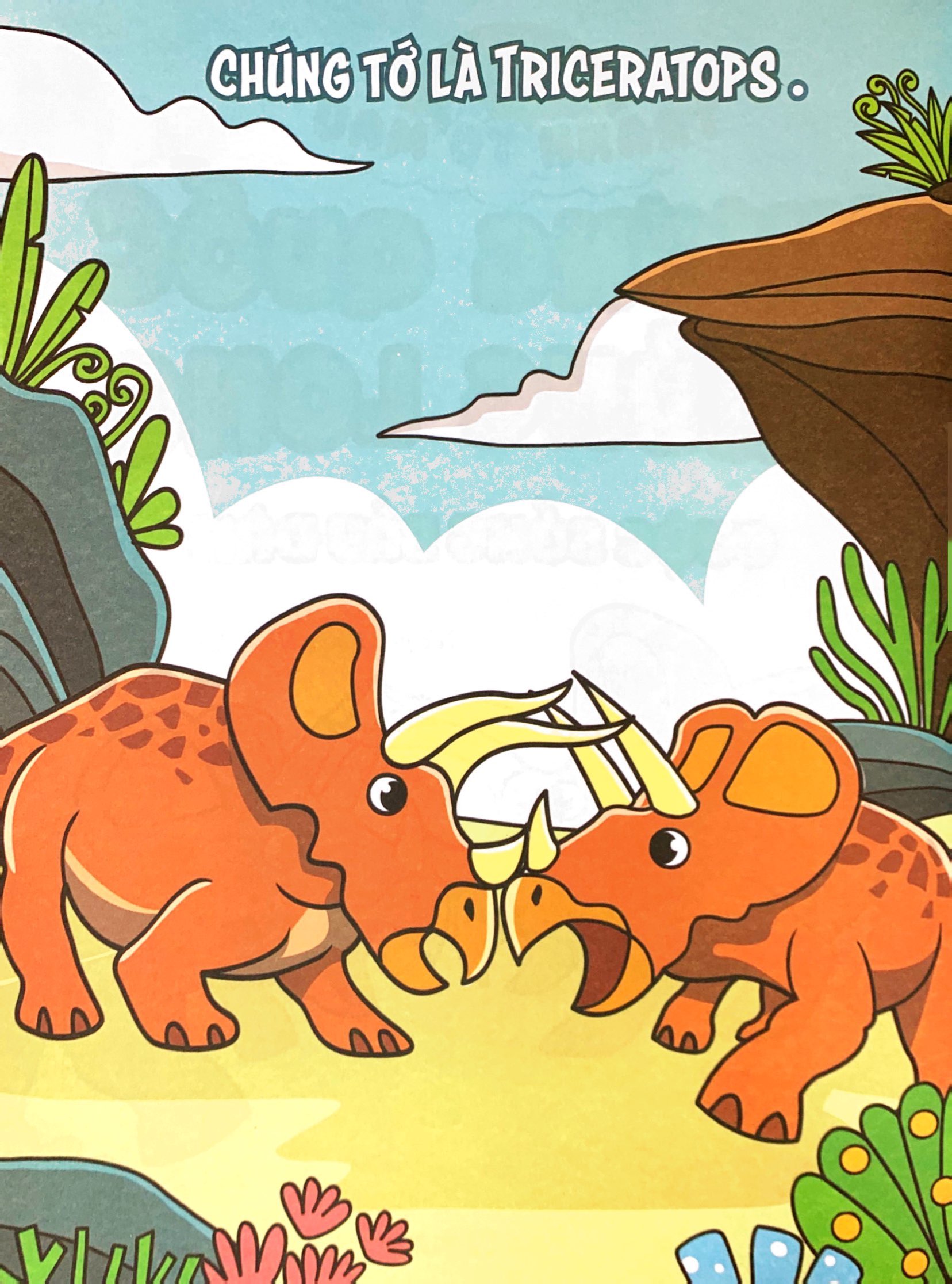 tranh tô màu vương quốc khủng long - cuộc sống bầy đàn (tái bản 2023) - Ảnh 3