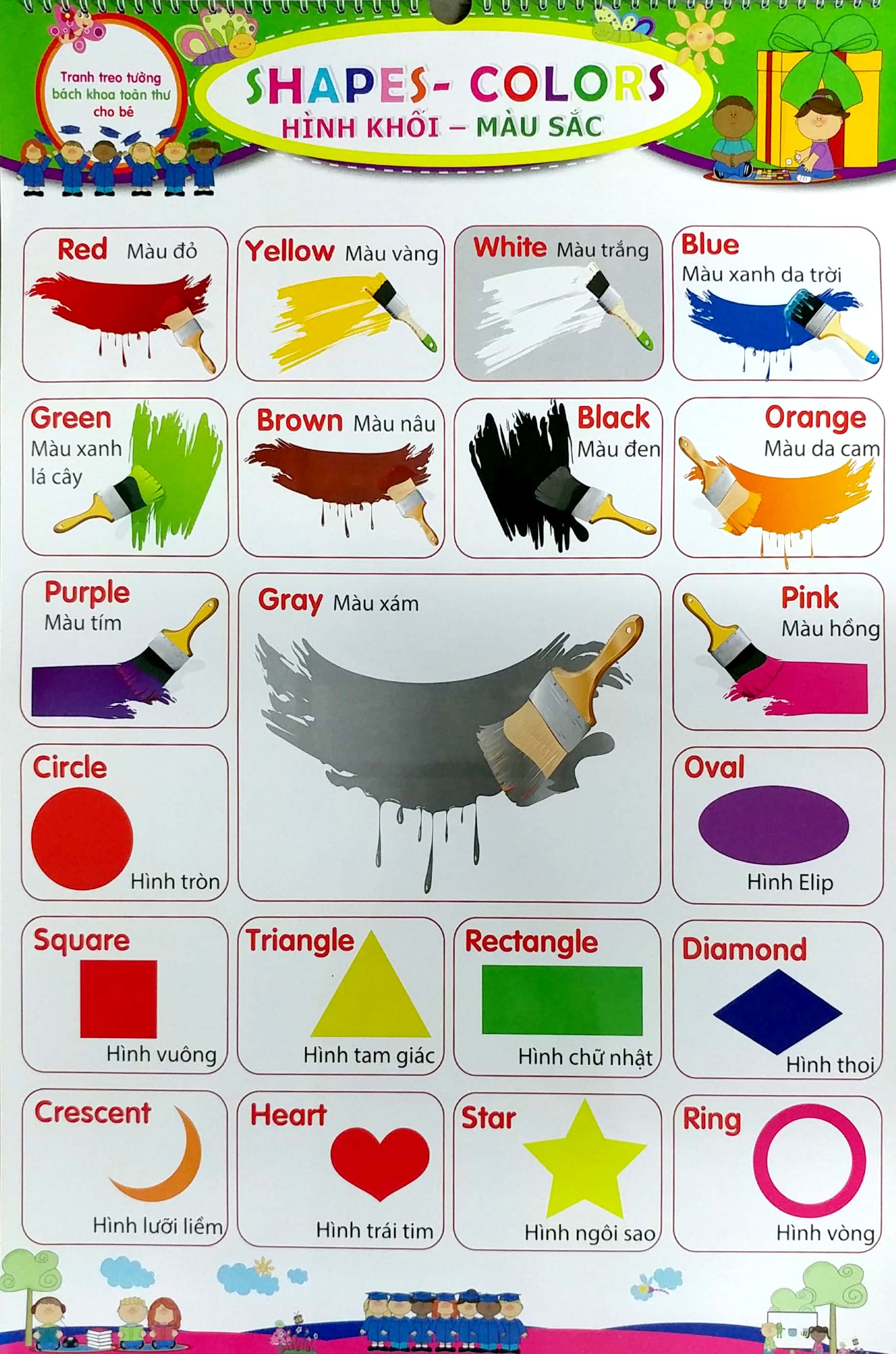 tranh treo tường bách khoa toàn thư cho bé - Ảnh 5