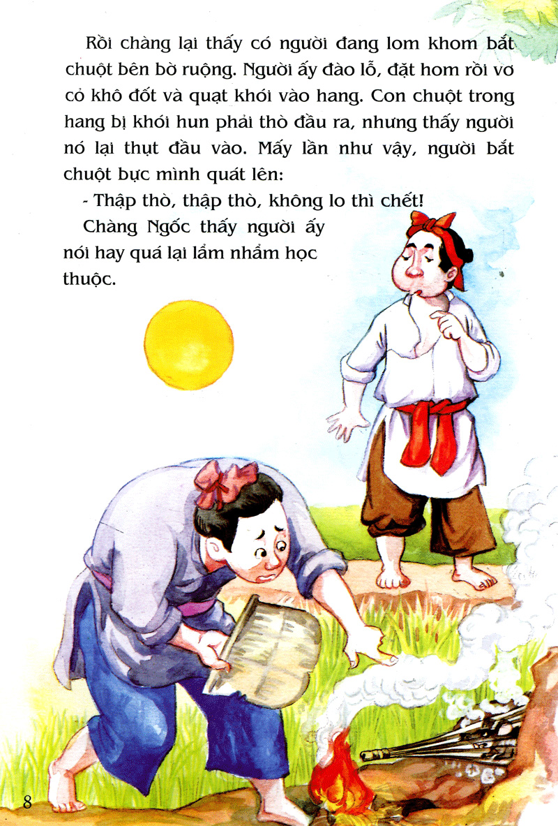 tranh truyện dân gian việt nam - anh chàng học khôn (tái bản 2019) - Ảnh 8