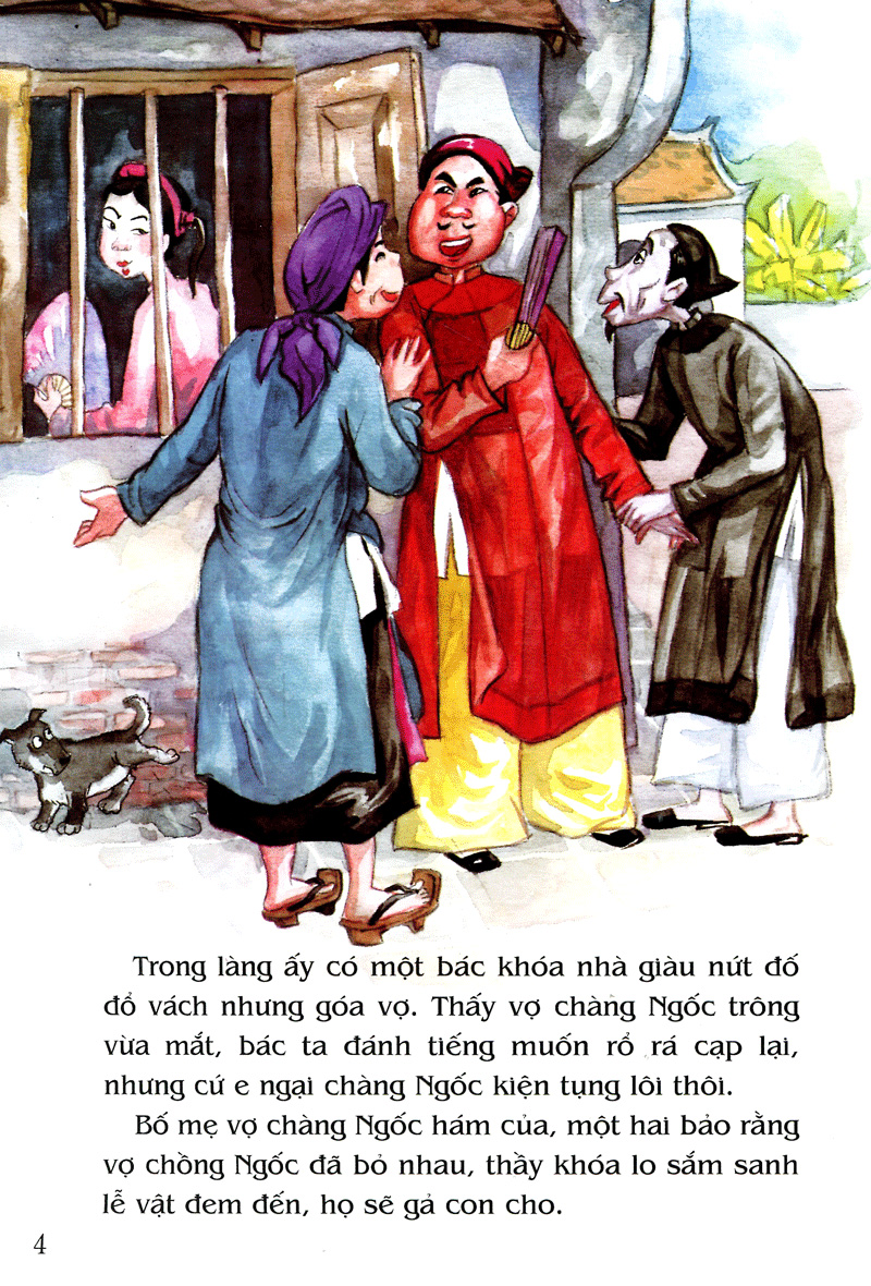 tranh truyện dân gian việt nam - anh chàng học khôn (tái bản 2023) - Ảnh 4