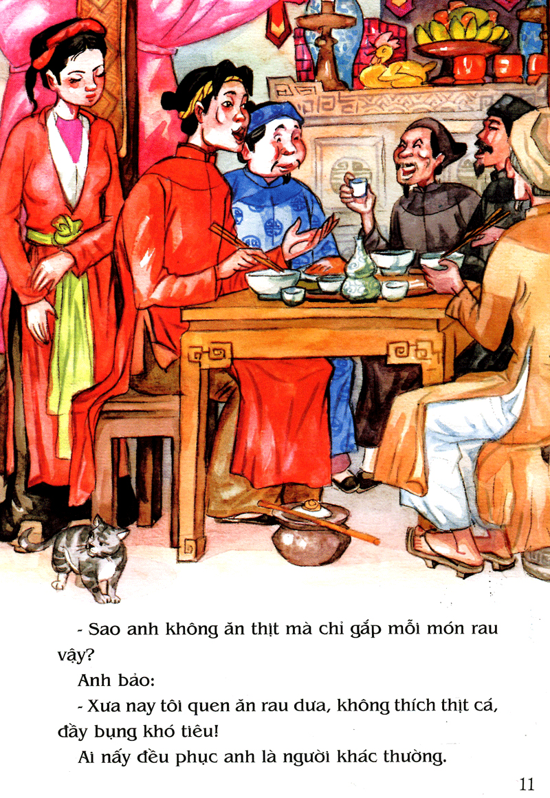 tranh truyện dân gian việt nam - anh chàng nhanh trí (tái bản 2023) - Ảnh 4