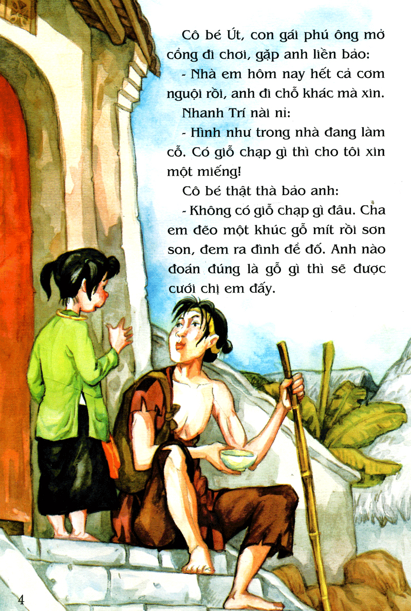 tranh truyện dân gian việt nam - anh chàng nhanh trí (tái bản 2023) - Ảnh 7