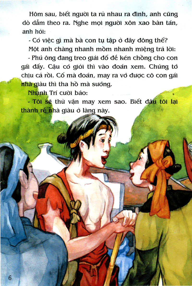 tranh truyện dân gian việt nam - anh chàng nhanh trí (tái bản 2023) - Ảnh 9