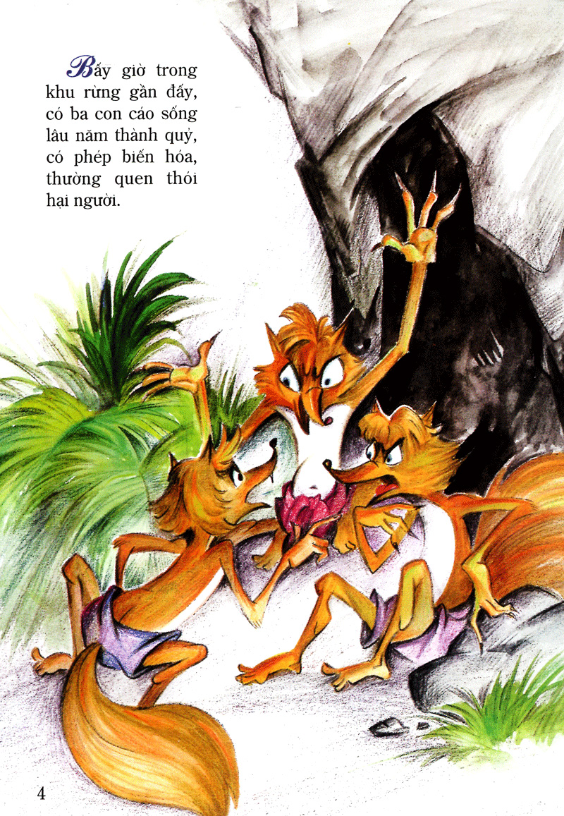 tranh truyện dân gian việt nam - anh học trò và ba con quỷ (tái bản 2024) - Ảnh 6