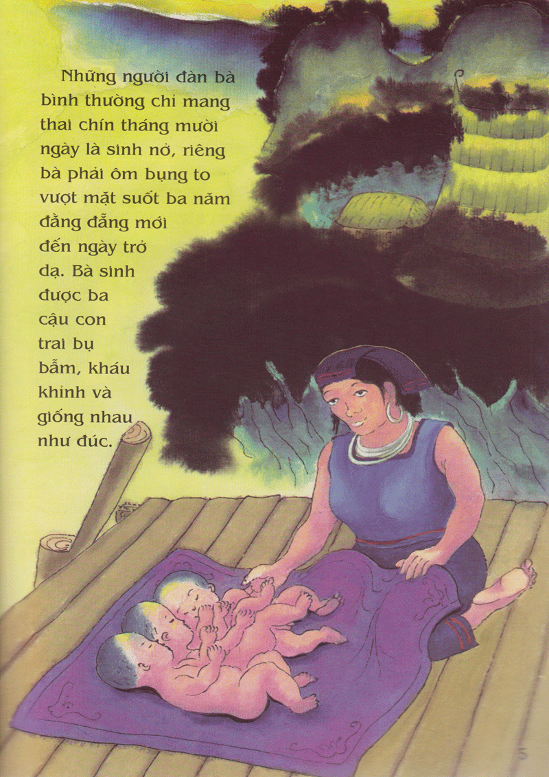 tranh truyện dân gian việt nam - ba chàng trai tài giỏi (tái bản 2023) - Ảnh 6