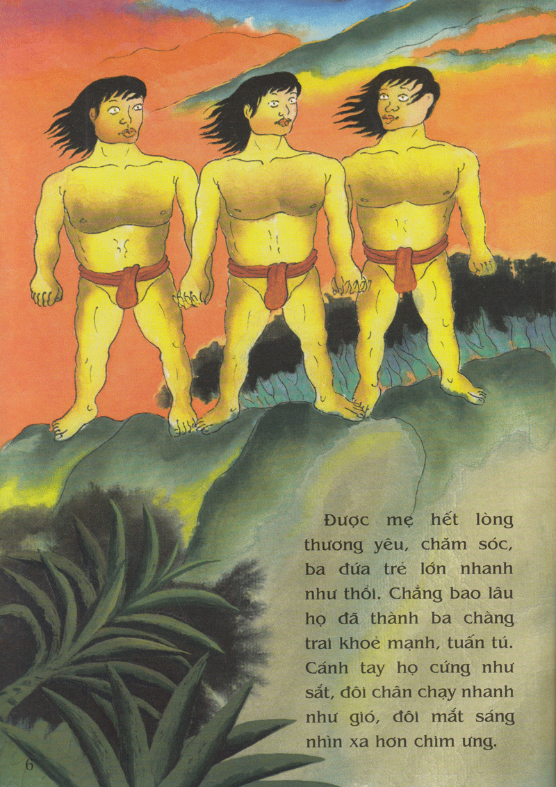 tranh truyện dân gian việt nam - ba chàng trai tài giỏi (tái bản 2023) - Ảnh 7