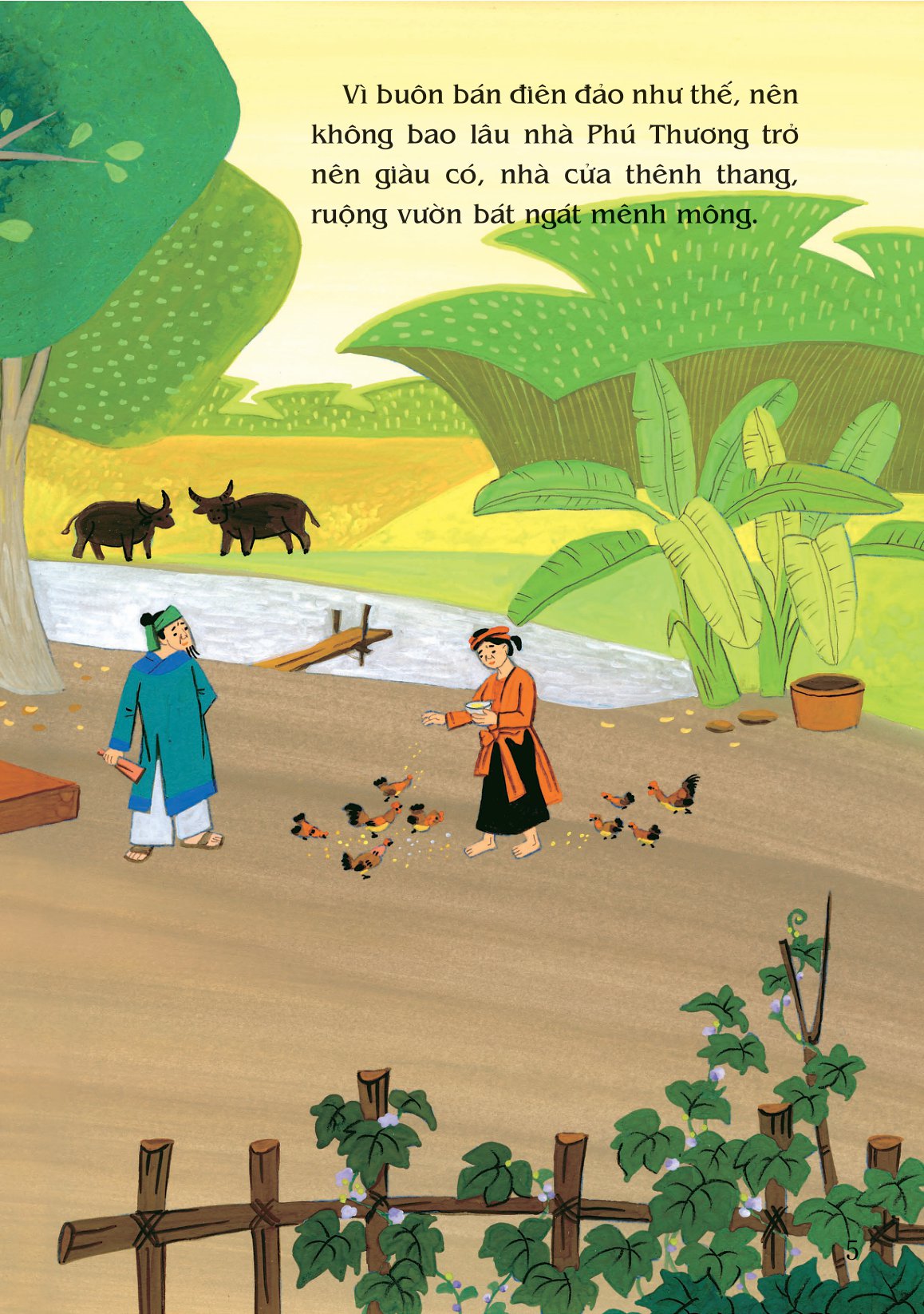 tranh truyện dân gian việt nam - cái cân thủy ngân (tái bản 2023) - Ảnh 5