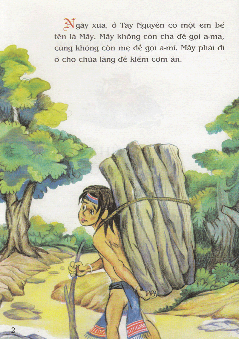 tranh truyện dân gian việt nam - cất nhà giữa hồ (tái bản 2023) - Ảnh 2