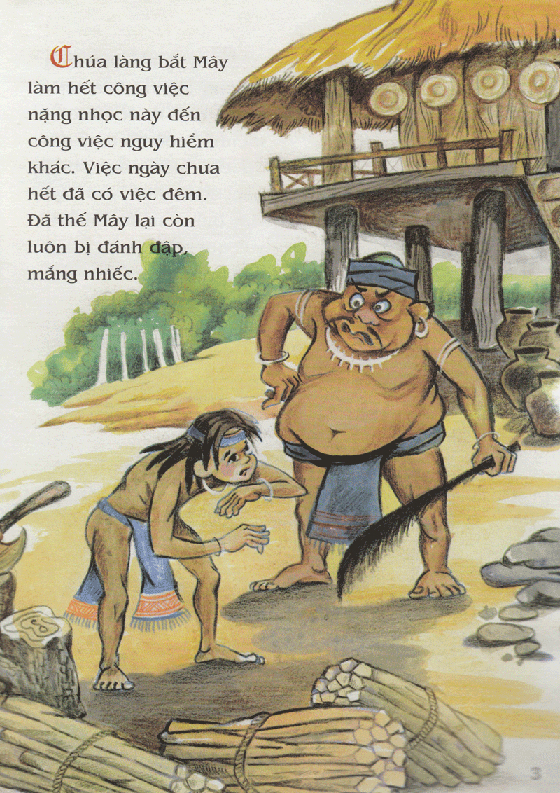 tranh truyện dân gian việt nam - cất nhà giữa hồ (tái bản 2023) - Ảnh 3