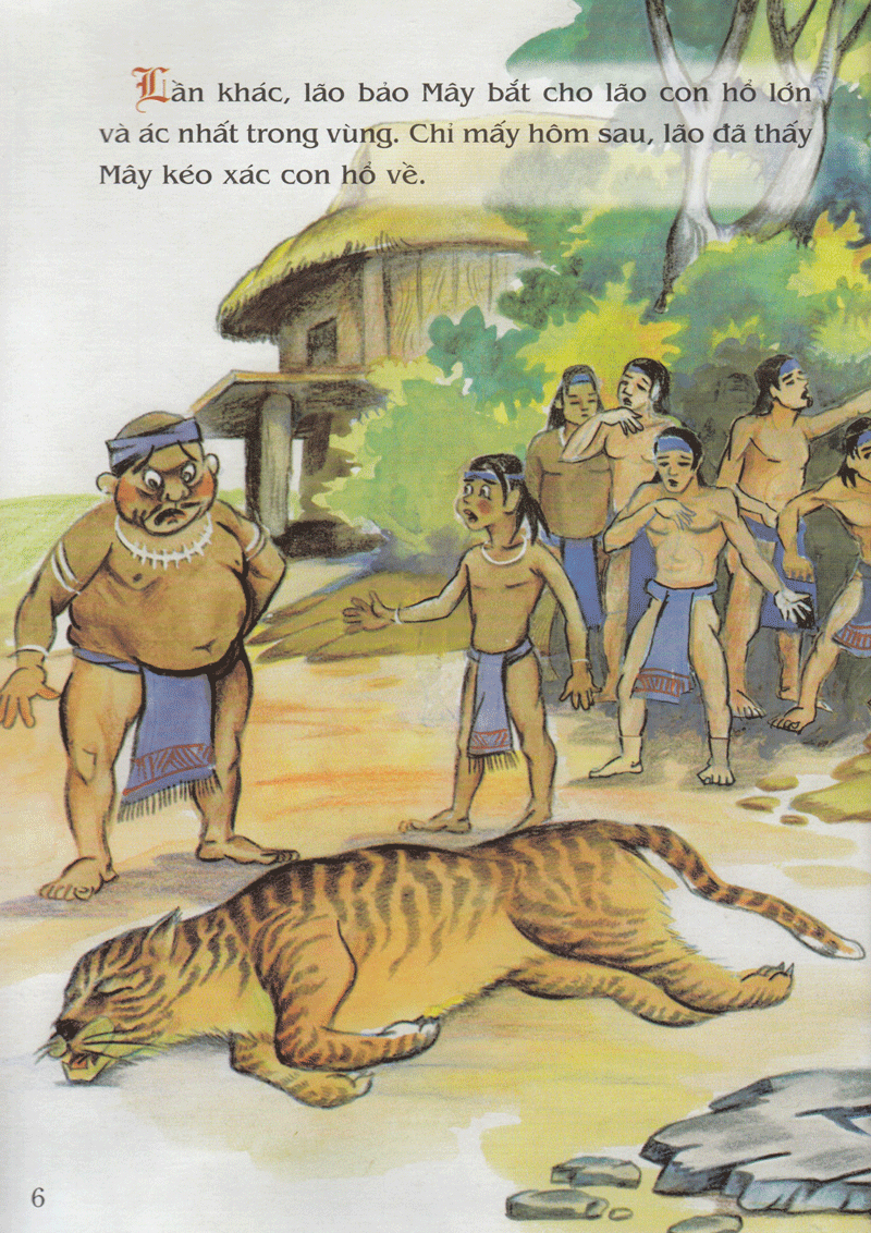 tranh truyện dân gian việt nam - cất nhà giữa hồ (tái bản 2023) - Ảnh 6