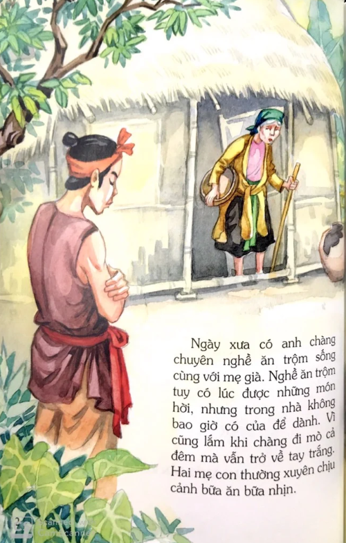 tranh truyện dân gian việt nam - cây cầu phúc đức (tái bản 2023) - Ảnh 2