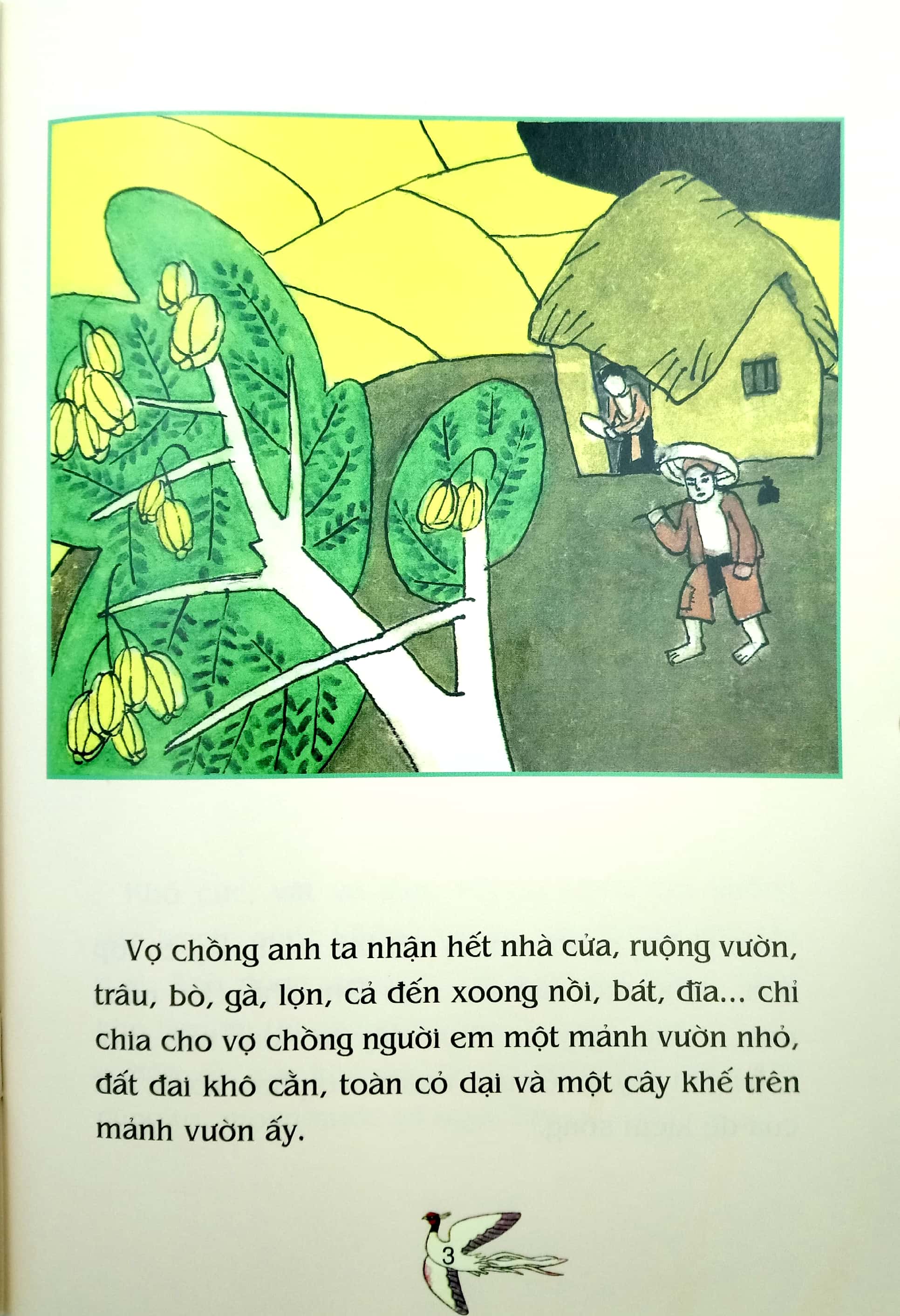 tranh truyện dân gian việt nam - cây khế (tái bản 2023) - Ảnh 3