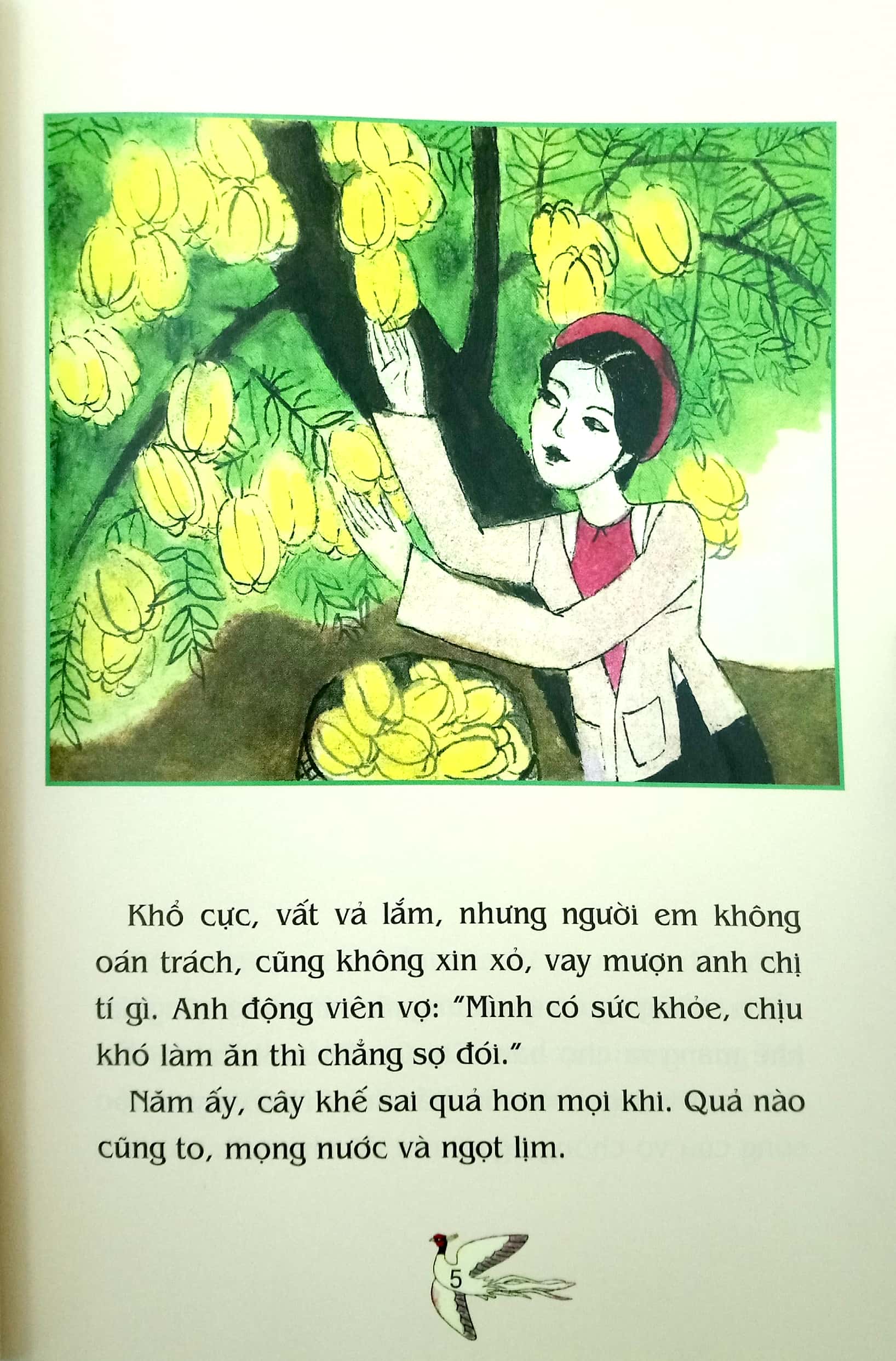 tranh truyện dân gian việt nam - cây khế (tái bản 2023) - Ảnh 5