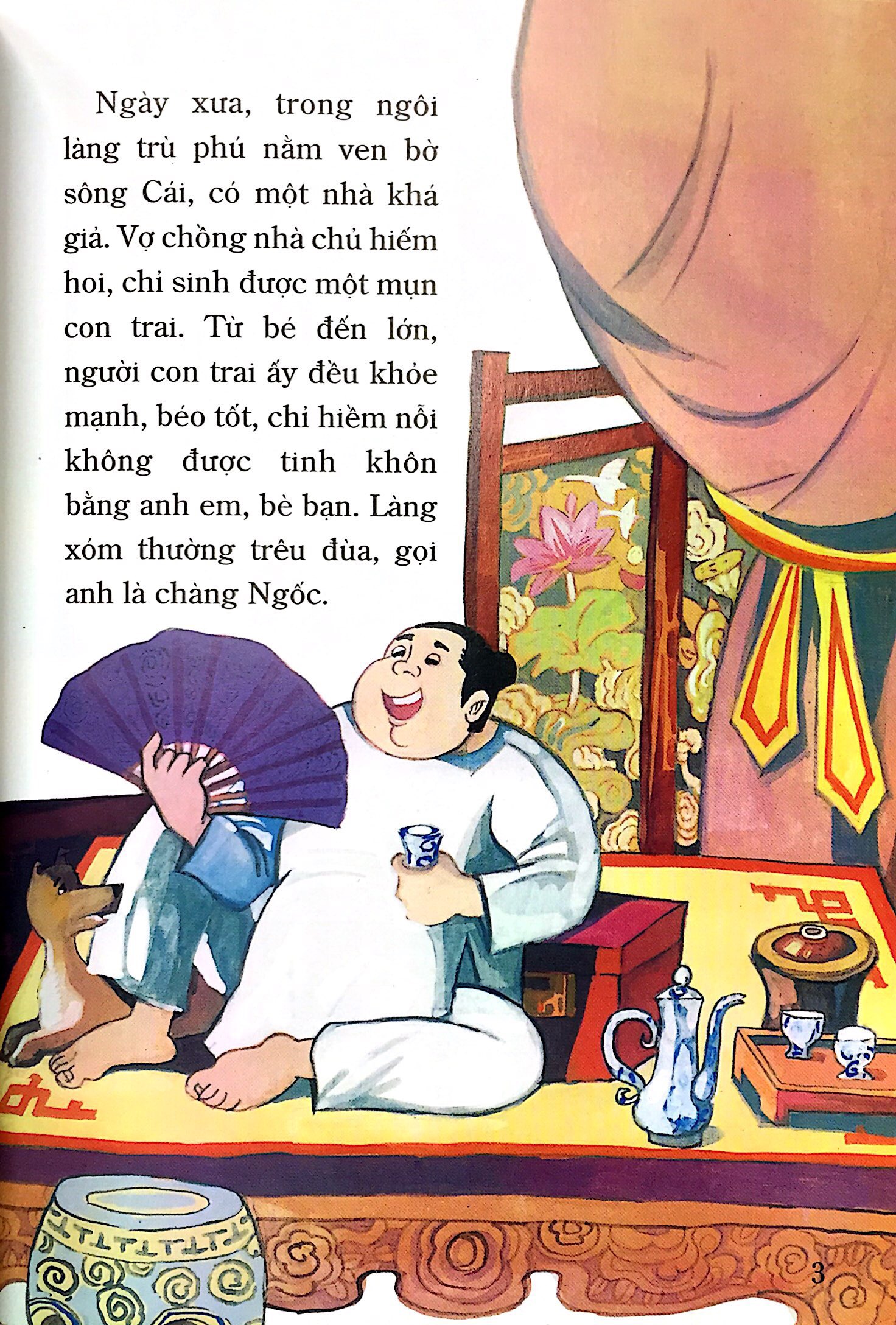 tranh truyện dân gian việt nam - chàng ngốc và gã bợm (tái bản 2024) - Ảnh 4