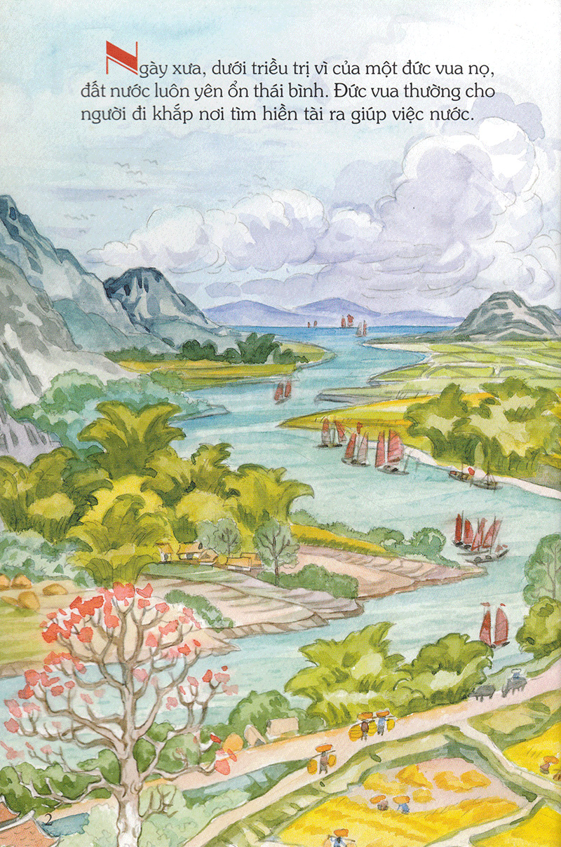 tranh truyện dân gian việt nam - chú bé thông minh (tái bản 2023) - Ảnh 2