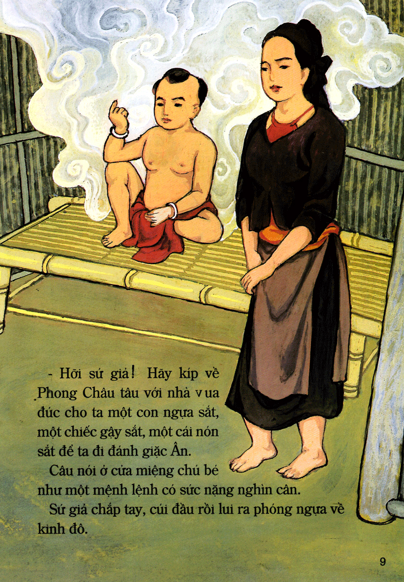 tranh truyện dân gian việt nam - chuyện ông gióng (tái bản 2023) - Ảnh 10