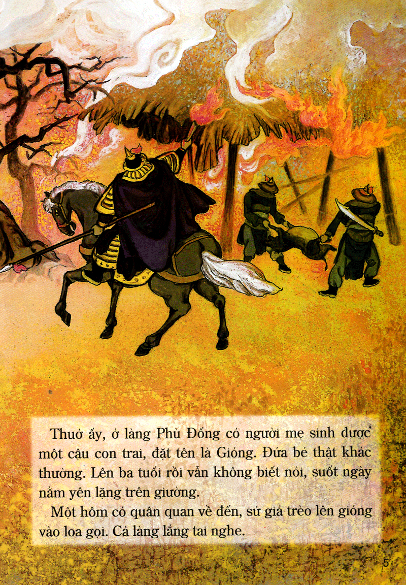 tranh truyện dân gian việt nam - chuyện ông gióng (tái bản 2023) - Ảnh 6