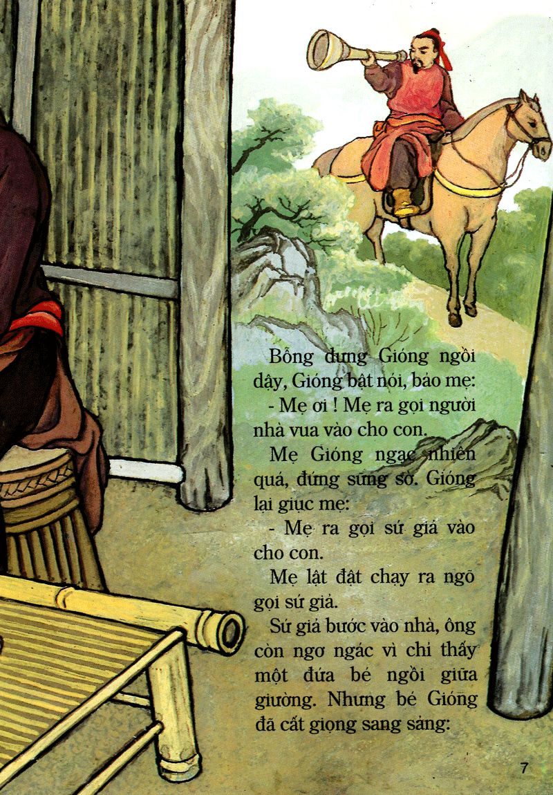 tranh truyện dân gian việt nam - chuyện ông gióng (tái bản 2023) - Ảnh 8
