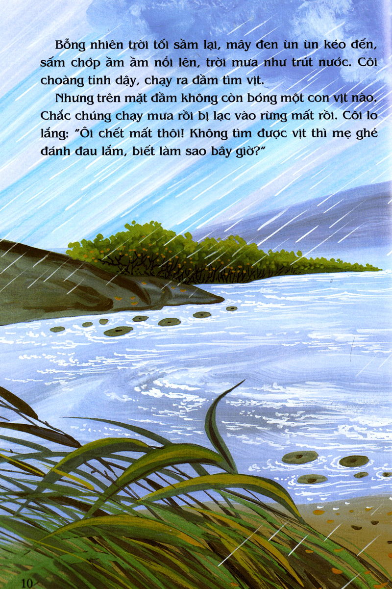 tranh truyện dân gian việt nam - cô bé mồ côi (tái bản 2024) - Ảnh 12