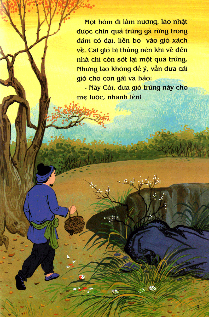 tranh truyện dân gian việt nam - cô bé mồ côi (tái bản 2024) - Ảnh 5