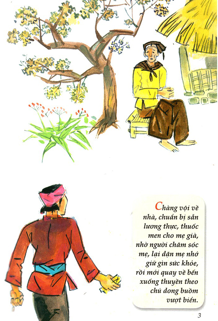 tranh truyện dân gian việt nam - con chó, con mèo và anh chàng nghèo khổ (tái bản 2024) - Ảnh 6