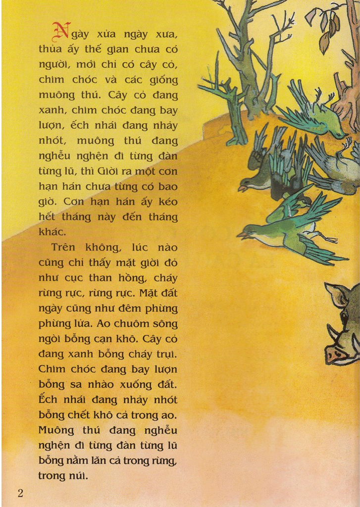 tranh truyện dân gian việt nam - con cóc là cậu ông giời (tái bản 2023) - Ảnh 2