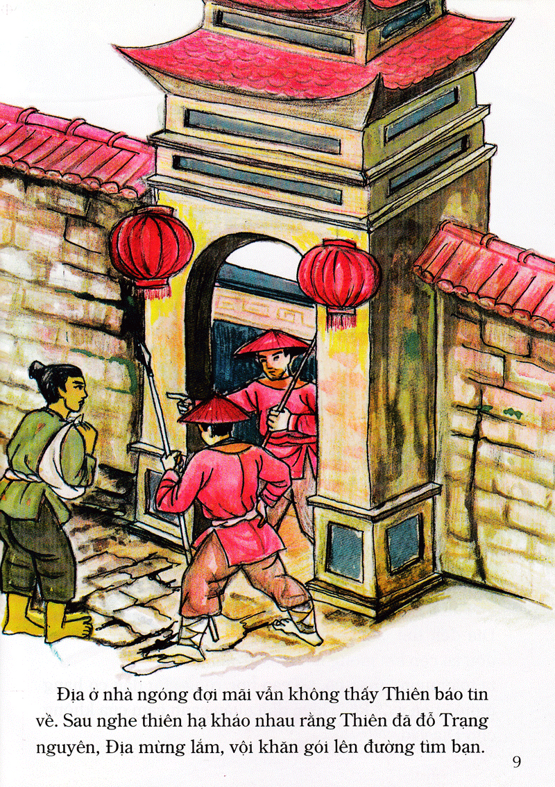 tranh truyện dân gian việt nam - của thiên trả địa (tái bản 2024) - Ảnh 10