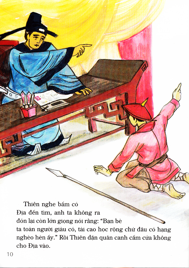 tranh truyện dân gian việt nam - của thiên trả địa (tái bản 2024) - Ảnh 11