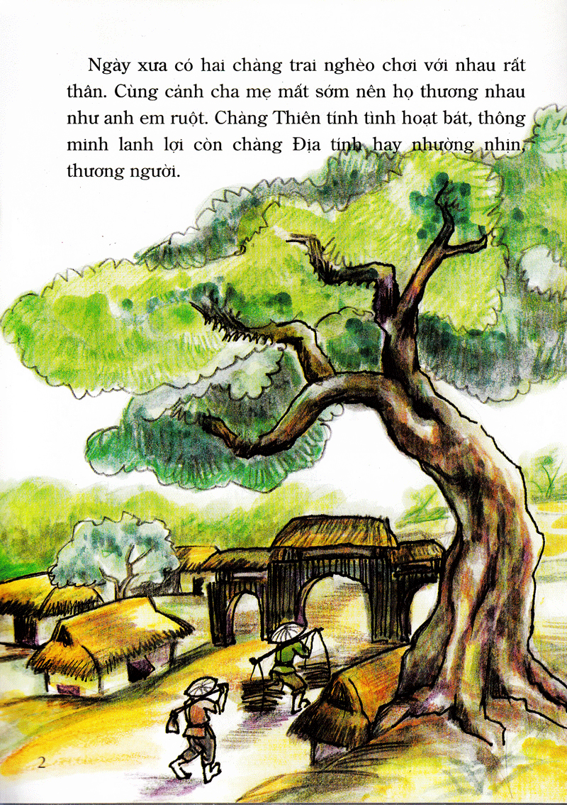 tranh truyện dân gian việt nam - của thiên trả địa (tái bản 2024) - Ảnh 4