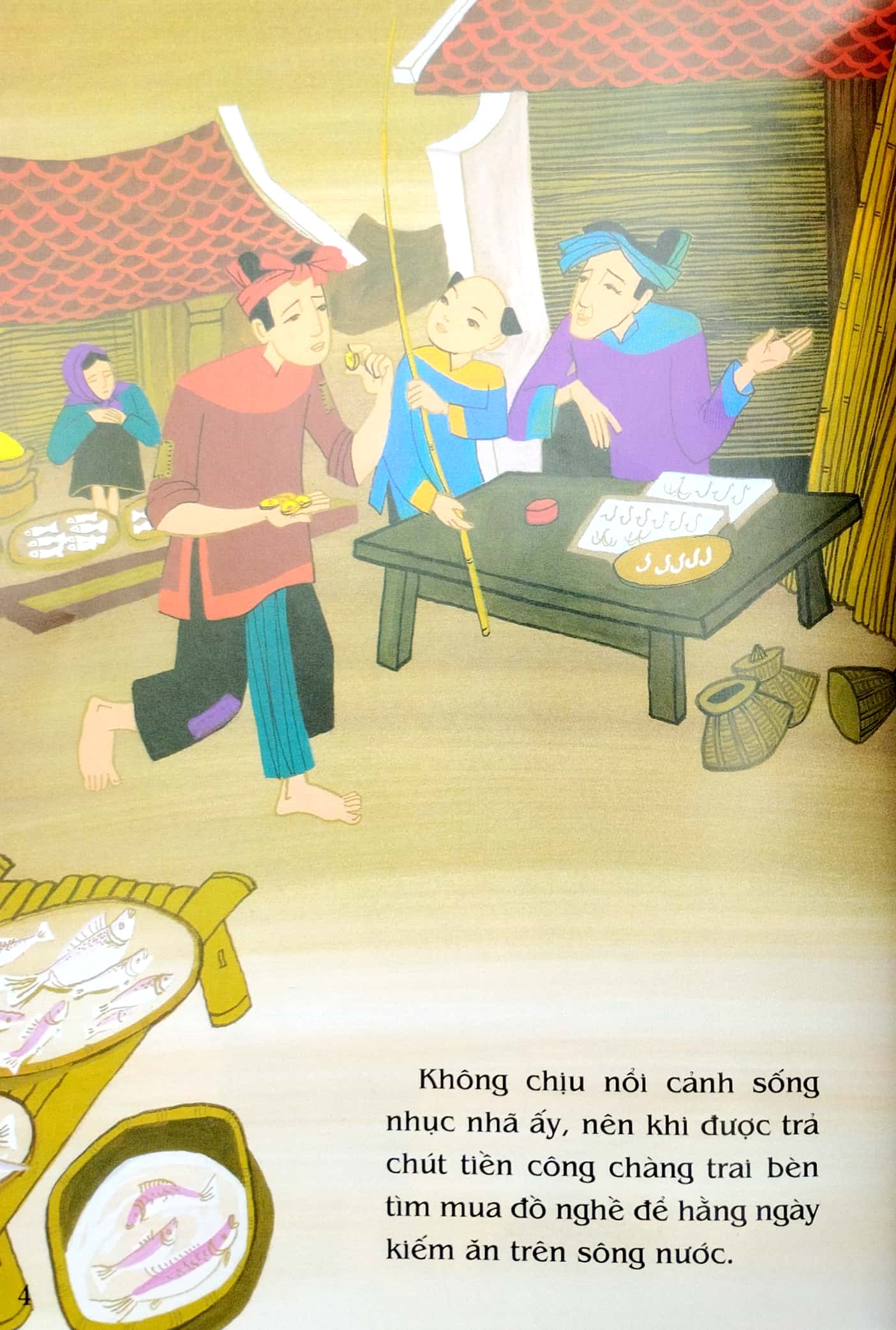 tranh truyện dân gian việt nam - cứu vật, vật trả ân (tái bản 2023) - Ảnh 5