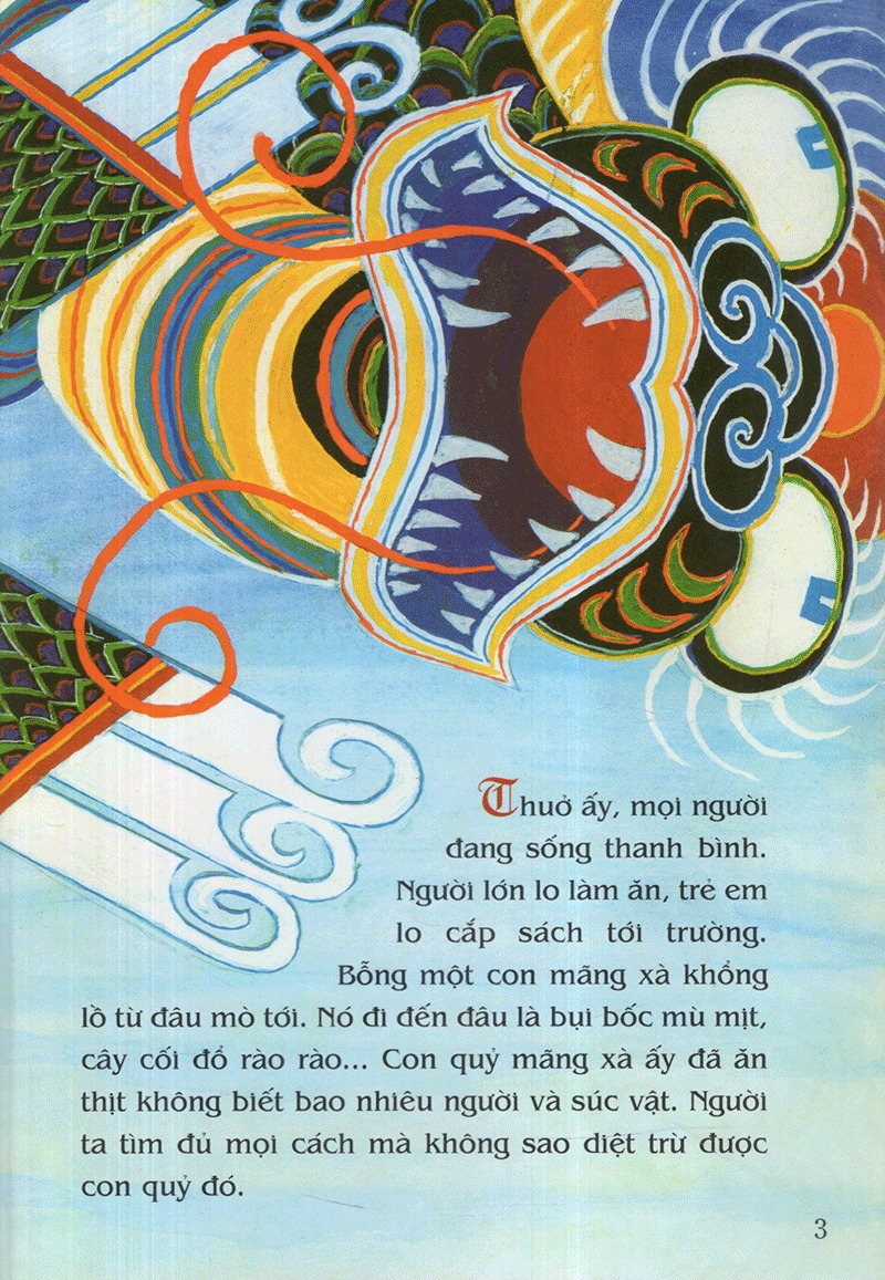 tranh truyện dân gian việt nam - diệt mãng xà (tái bản 2019) - Ảnh 2