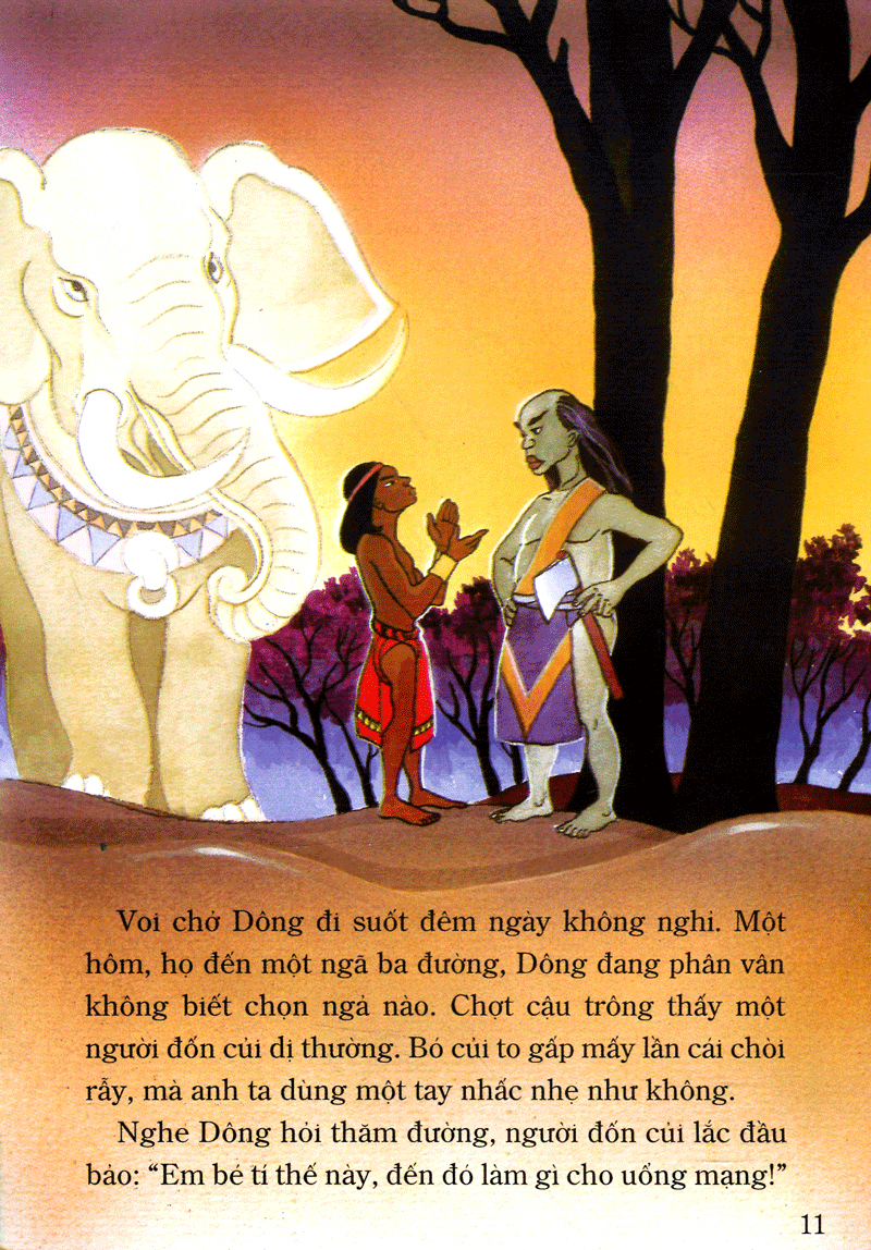 tranh truyện dân gian việt nam - dũng sĩ đam dông (tái bản 2024) - Ảnh 13