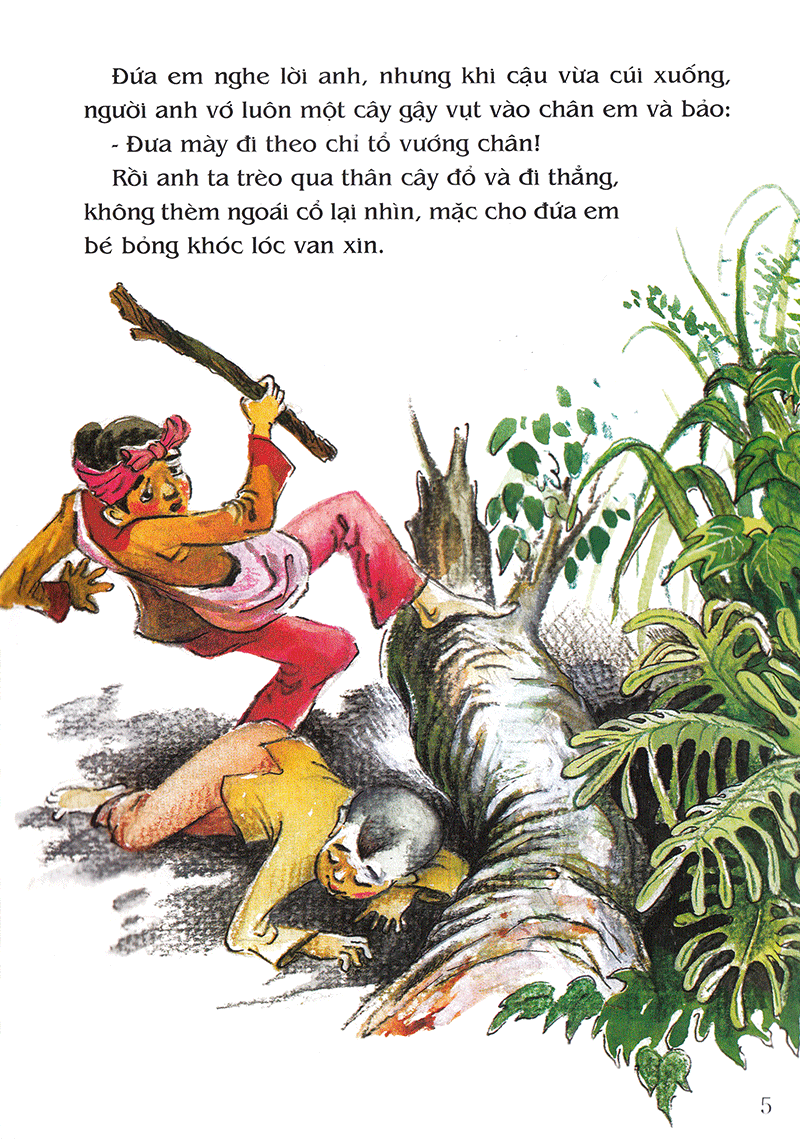 Tranh Truyện Dân Gian Việt Nam - Hai Anh Em Và Cây Thuốc Thần (Tái Bản 2019) - Ảnh 6