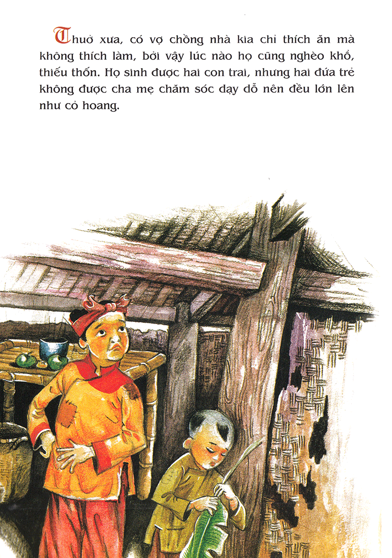 tranh truyện dân gian việt nam - hai anh em và cây thuốc thần (tái bản 2023) - Ảnh 2