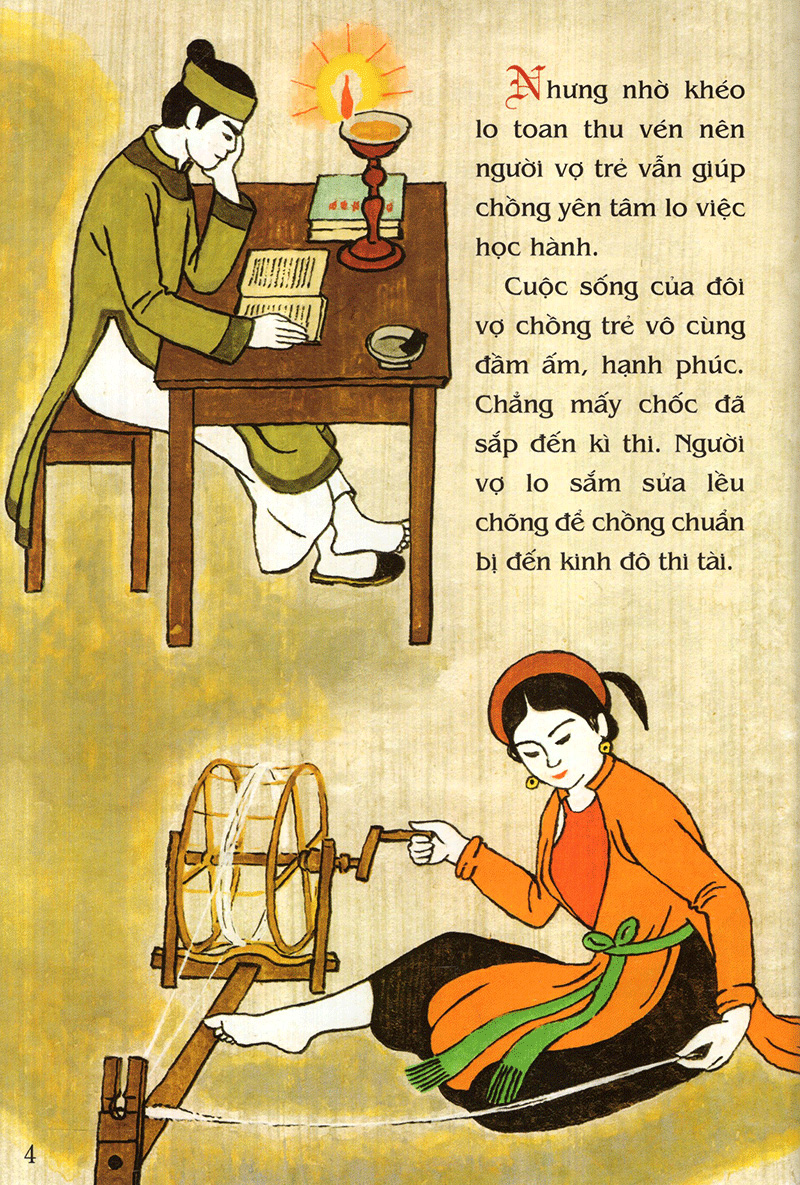 tranh truyện dân gian việt nam - hai ông tiến sĩ (tái bản 2019) - Ảnh 5
