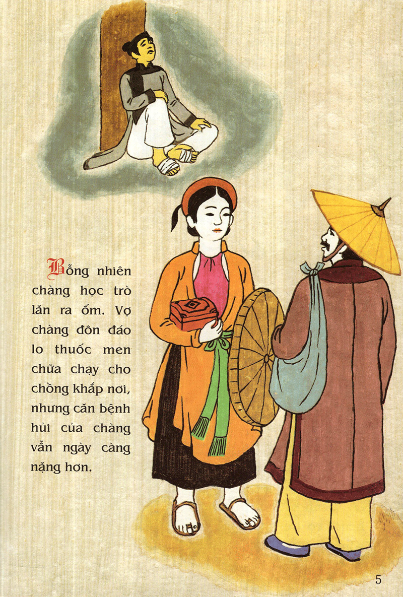 tranh truyện dân gian việt nam - hai ông tiến sĩ (tái bản 2024) - Ảnh 5