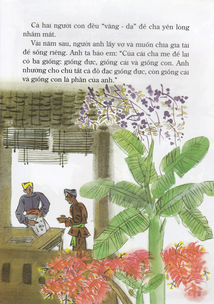 tranh truyện dân gian việt nam - hố vàng hố bạc (tái bản 2023) - Ảnh 3