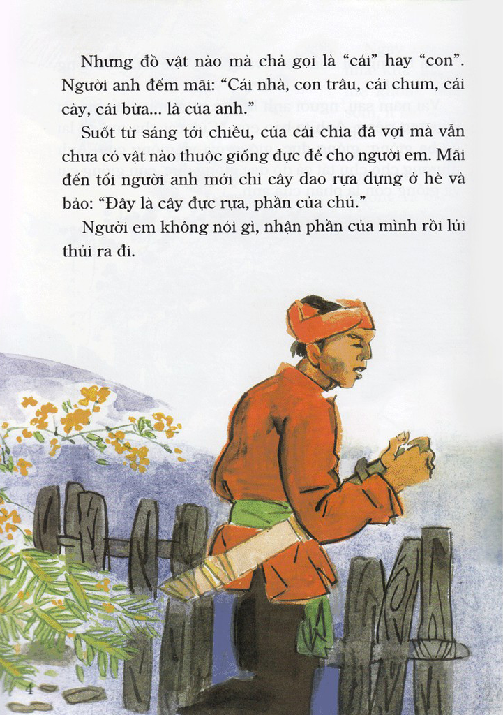 tranh truyện dân gian việt nam - hố vàng hố bạc (tái bản 2023) - Ảnh 4