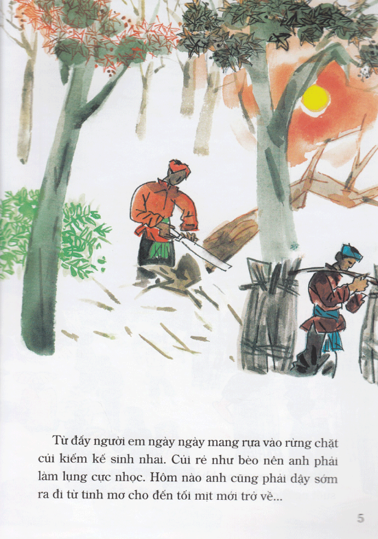 tranh truyện dân gian việt nam - hố vàng hố bạc (tái bản 2023) - Ảnh 5